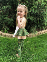Load image into Gallery viewer, Gold Dots Cotton Spandex