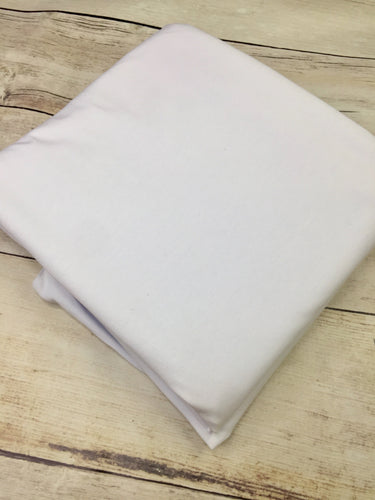 White 12oz Jersey Luxe Solid