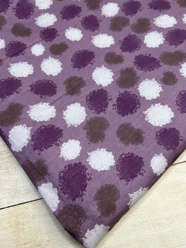 Purple Splotches Bamboo Spandex