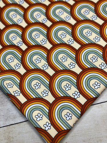 Retro Rainbows Bamboo Spandex