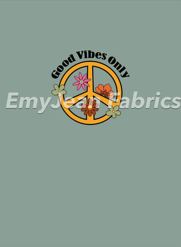 Good Vibes Bamboo Spandex Panel