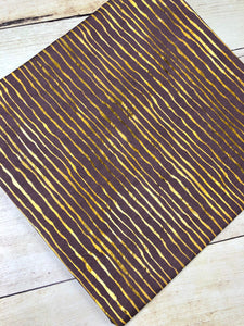 Gold Stripes Purple Bamboo Spandex