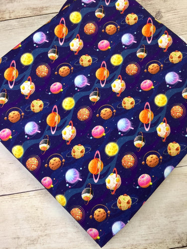 Small Food Planets Cotton Spandex