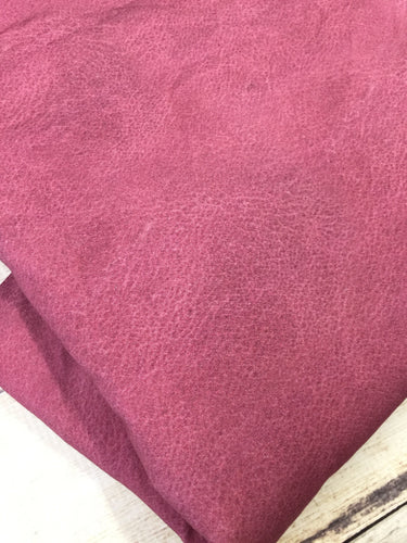 Pink Rose Faux Leather Cotton Spandex