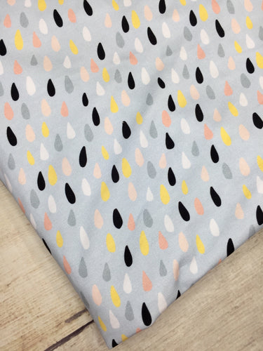 Rain Drops Cotton Spandex