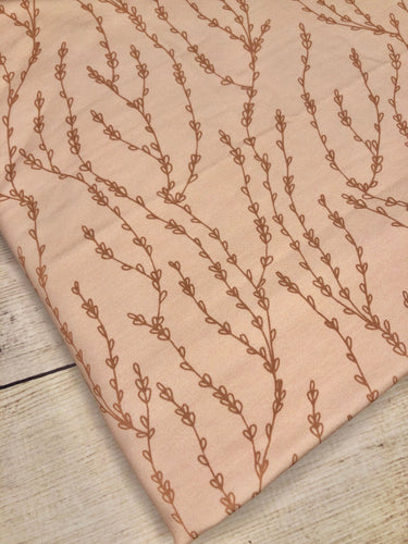 Blushing Vines Cotton Spandex
