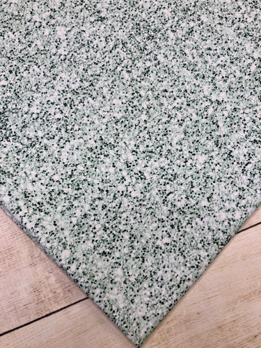Mint Faux Glitter Cotton Spandex