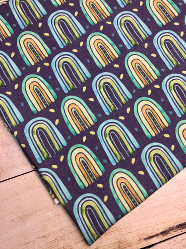 Mint Rainbows Cotton Spandex