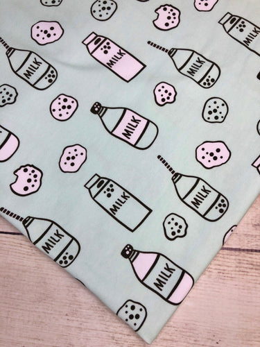 Milk and Cookies Cotton Spandex