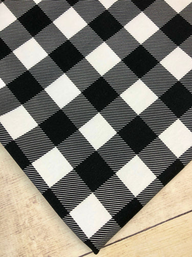 White Buffalo Plaid Cotton Spandex