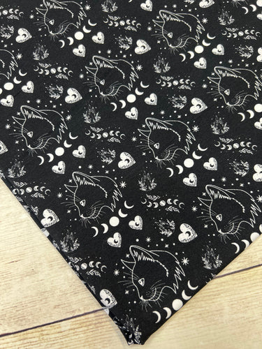Black Cats Cotton Spandex