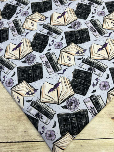 Bats and Books Cotton Spandex