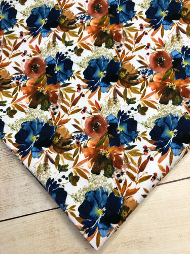 Fall Floral Cotton Spandex