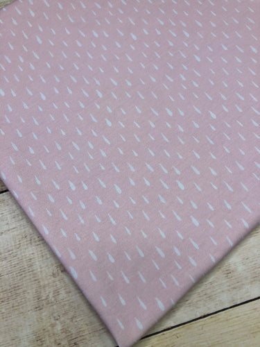 Pink Raindrops Cotton Spandex