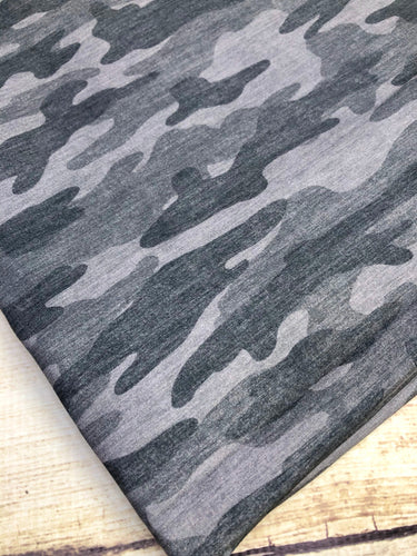 Grey Camo French Terry