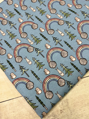Rainbow Forest French Terry
