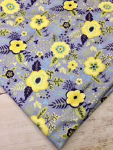 Load image into Gallery viewer, Yellow and Grey Floral Polyester Interlock