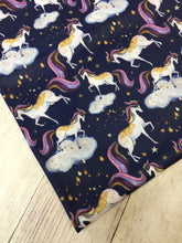 Load image into Gallery viewer, Mystic Unicorns Polyester Interlock