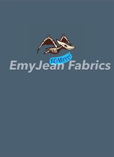 Pterodactyl Cotton Spandex Panel