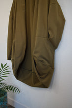 Load image into Gallery viewer, Medium Army Green Cocoon Cardigan