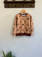 Load image into Gallery viewer, 3-6yr Orange Foxes Grow With Me Slouchy Dolman