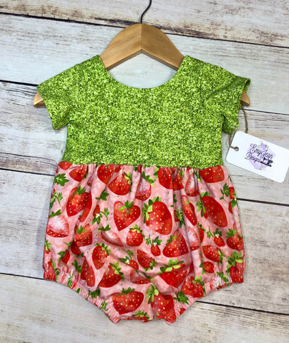 18-24Month Strawberry Penelope Bubble Romper