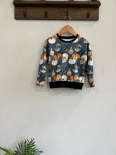 Load image into Gallery viewer, 1-3yr Orange Skulls Grow With Me Slouchy Dolman